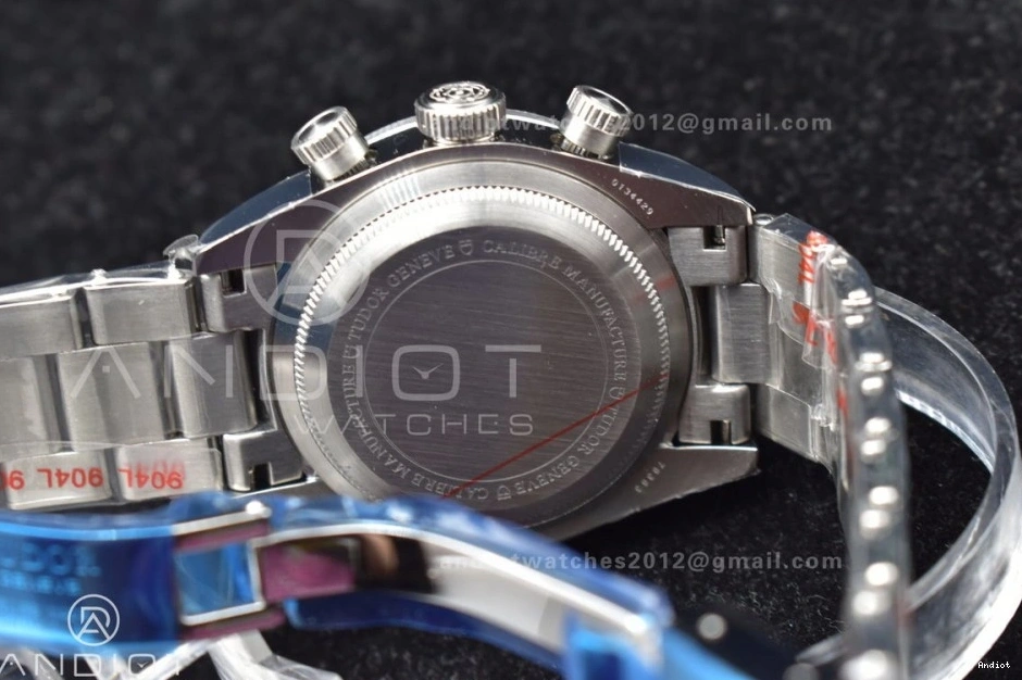 Bay 1:1 Black TWS Bracelet Dial SS A7750 White Chrono on Best Edition SS 1126